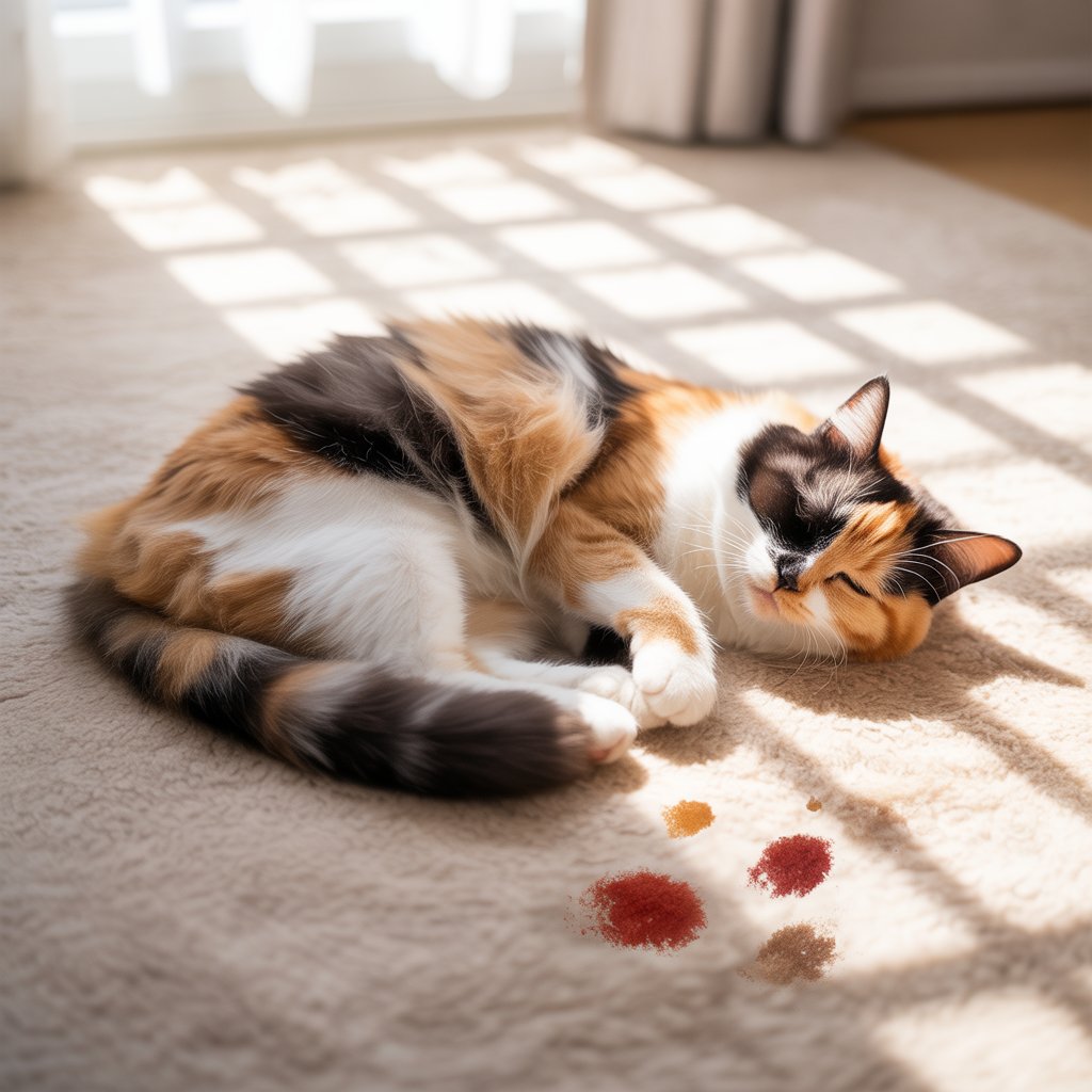 How to Clean Cat Vomit from Carpet