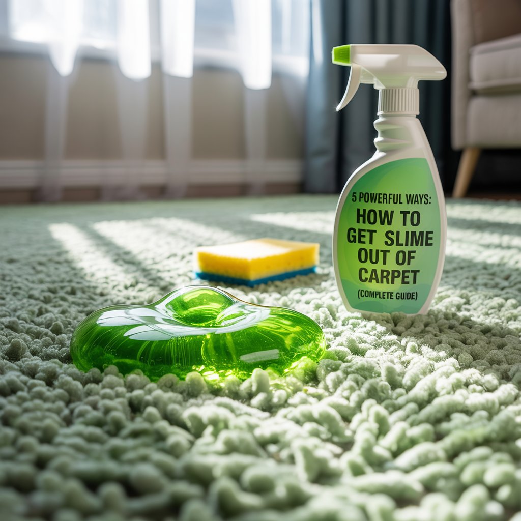5 Powerful Ways How to Get Slime Out of Carpet (Complete Guide)