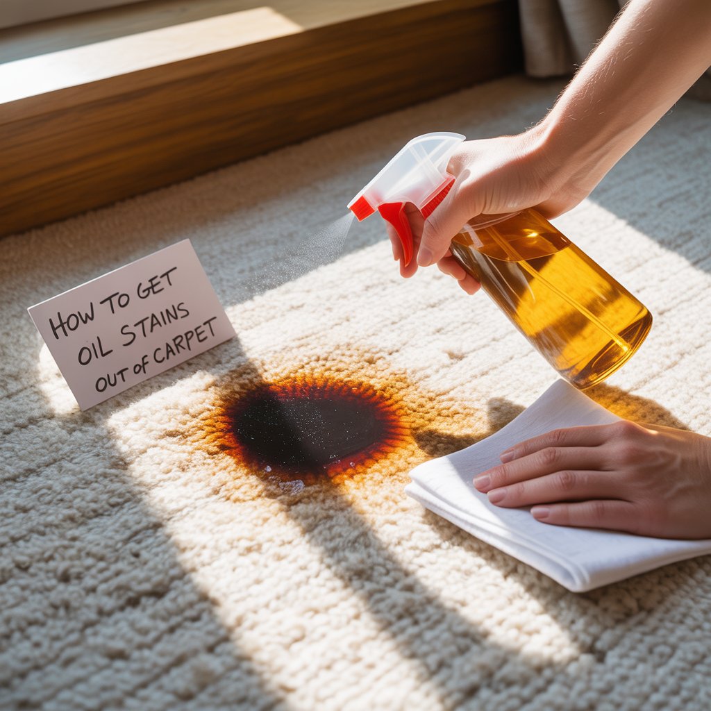 How to Get Oil Stains Out of Carpet
